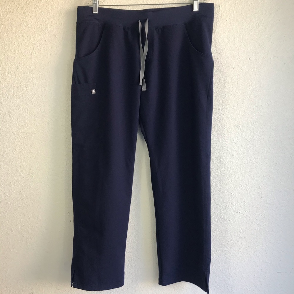 Figs Kade Cargo Tech Collection Scrub Pants - Navy